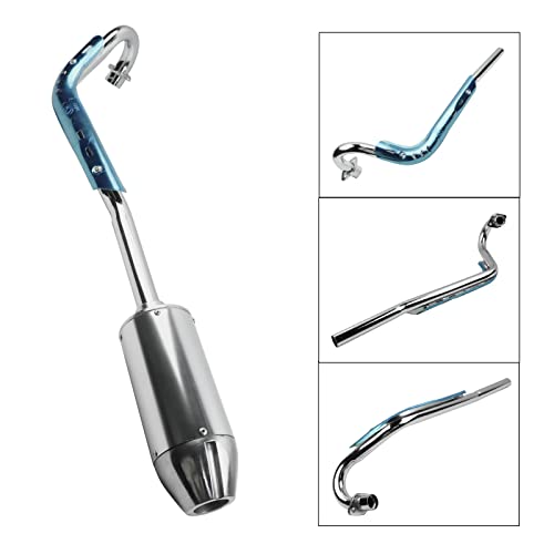 FLYPIG High Performance Muffler Exhaust Pipe kit Assembly fit Honda XR50 XR 50 XR50R CRF50F CRF50 Chinese 50CC 70CC 90CC 110CC 125cc Dirt Pit Bike SDG SSR