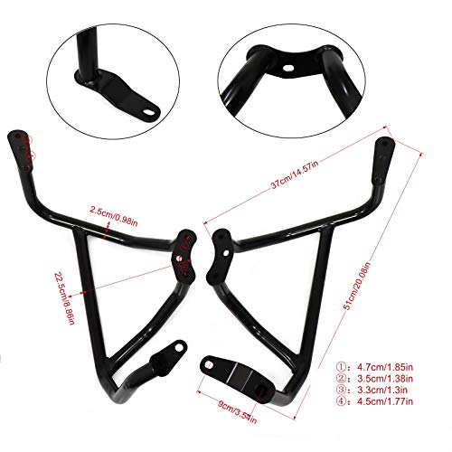 BAIONE Crash Bar Highway Engine Guards Side Engine Protectors for Honda Goldwing 1800 GL1800 F6C 2018-2021 (Chrome)