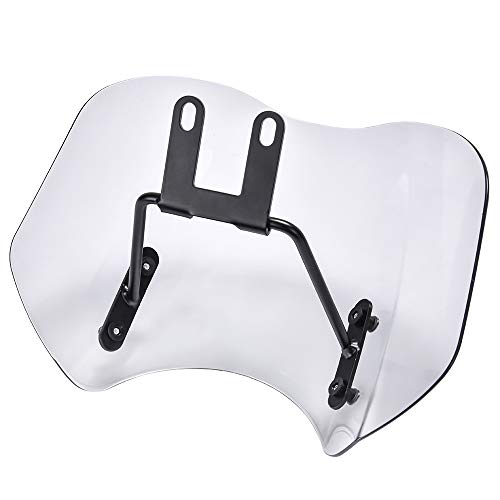 Midimttop Motorcycle Compatible with Ho-n-da Rebel CMX 300 Rebel 500 CMX500 CMX300 Windshield Fairing Windscreen Protector 2017 2018 2019 2020 2021 2022(Light Smoke)