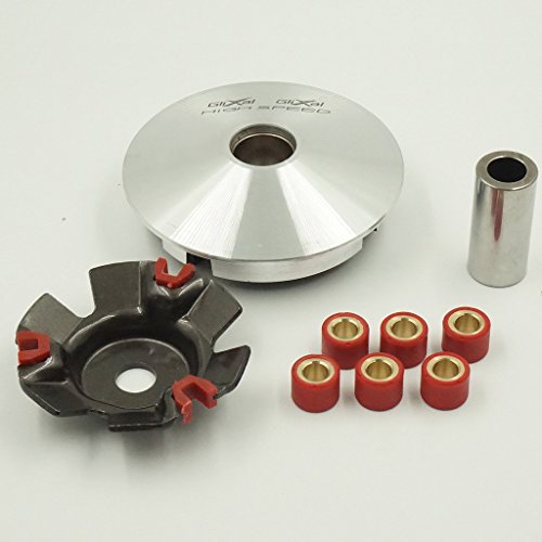 Glixal ATKS-042 GY6 125cc 150cc High Performance Racing Variator Kit with 13g Roller Weights for Chinese 4-Stroke 152QMI 157QMJ Scooter Moped ATV Engine Front Clutch