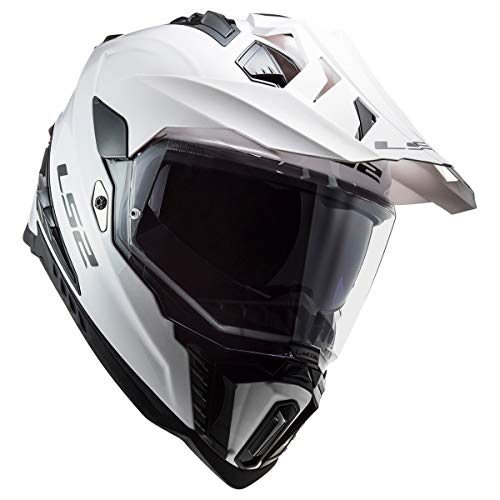 LS2 Helmets MX-Off Road Subverter Evo Helmet (Gloss White - X-Large)