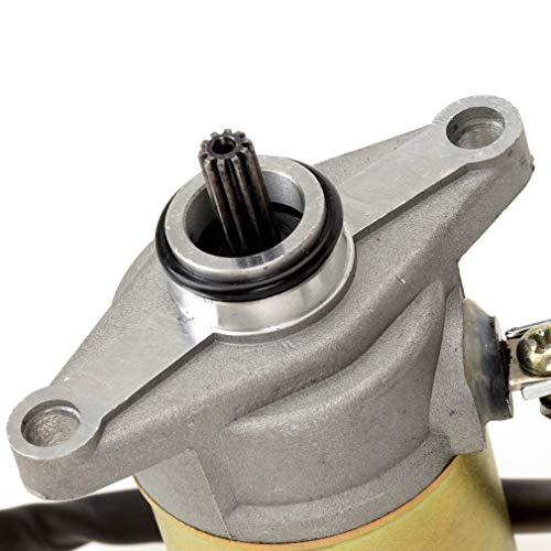 HIAORS 10 Teeth Starter Motor for Tao tao Jonway Sunl Roketa Baja Peace Sports GY6 47cc 49cc 50cc Chinese 4-Stroke QMB139 Engine Scooter Moped Parts