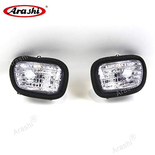 Arashi Front Indicator Turn Signal Lens Light Cover for Honda GL1800 Goldwing 2001-2017 Motorcycle Replacement Accessories Clear Lens GL 1800 2002 2003 2004 2005 2006 2007 2008 2009