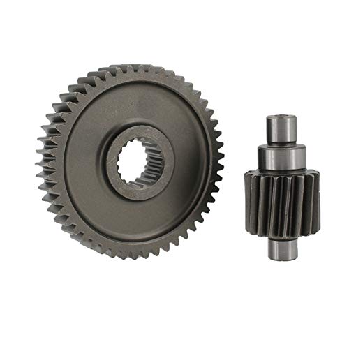 Glixal High Performance GY6 49cc 50cc Chinese Scooter Racing Final Drive Gear Set 139QMB 1P39QMB Moped ATV Go Kart (17T/49T)