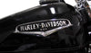 Gas Fuel Tank Emblems Medallions Nameplates Badge Decal Sign Logo Compatible for Harley Road King Touring Softail Dyna V Logo 62097-98 62098-98