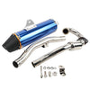 NICECNC Complete Full Escape Pipe Muffler System Compatible with Yamaha TTR230 TTR 230 2005 2006 2007 2008 2009 2010 2011 2012 2013 2014 2015 2016