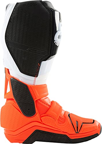 Fox Racing Mens Instinct Motocross Boot,Black/White/Orange,10