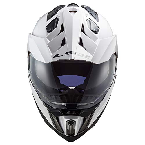 LS2 Helmets MX-Off Road Subverter Evo Helmet (Gloss White - X-Large)