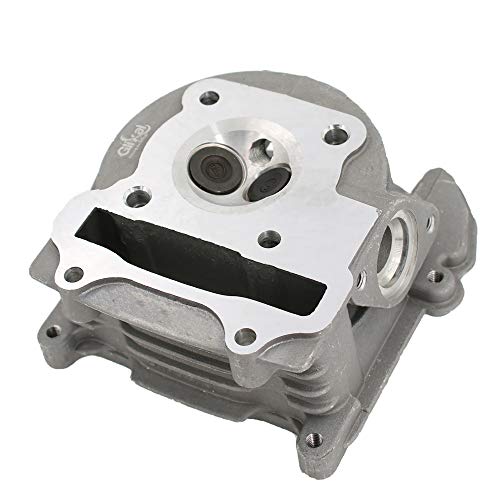 Glixal ATGT-006 GY6 49cc 50cc to 60cc 44mm Performance Cylinder Head with Valves for 139QMB 1P39QMB Chinese Scooter Moped ATV Quad Go Kart (Non EGR Type, 64mm Valve)