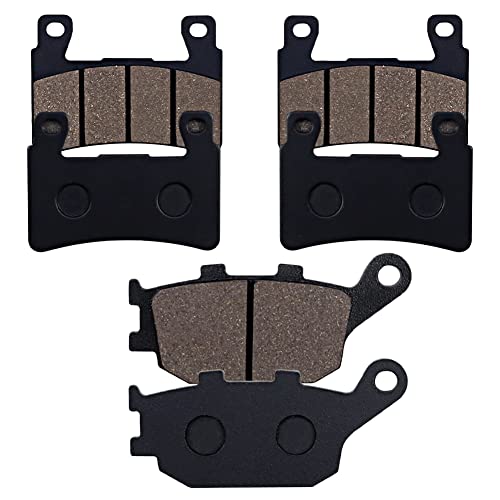 Cyleto Front and Rear Brake Pads for Honda CBR600 CBR 600 F1 F2 F3 F4 F4i F5 F6 Sport 1999 2000 2001 2002 2003 2004 2005 2006 2007