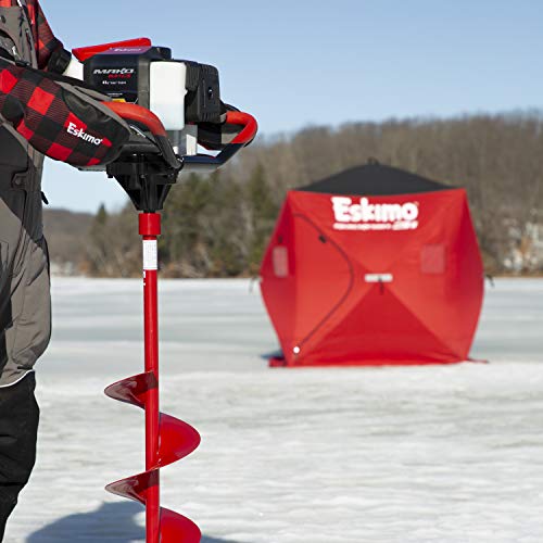 Eskimo 19151 Quickfish 2i Insulated Pop-Up Portable Hub-Style Ice Fishing Shelter, 25 Square Feet of Fishable Area, 2 Person Shelter