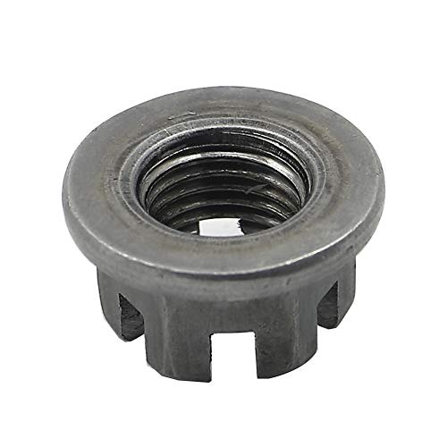 Motoparty Rear Axle Hub Castle Nut Washer For Yamaha ATV Banshee 350cc Blaster 200cc Warrior 350 Raptor 350 660 YFZ 450 Breeze MOTO-4 Grizzly 125 Rear Axle Castle Nut,Replacement for 90171-14037-00