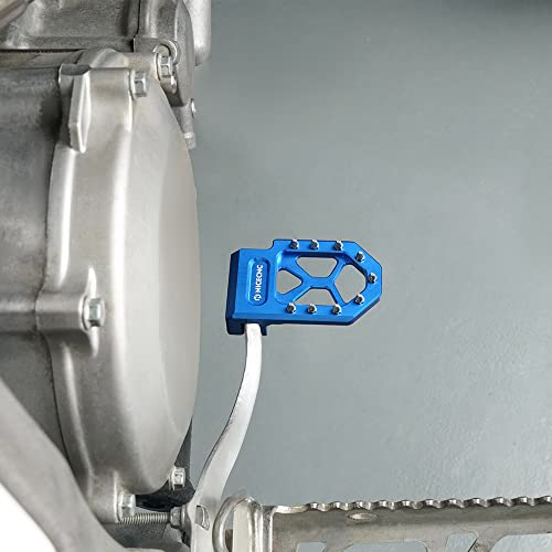 NICECNC Blue Foot Peg Extenders Brake Lever Pedal Extender Compatible with Yamaha YFZ450R 2009-2023 2022 2021 2020 2019 2018 2017 2016 YFZ450X 2010-2011 YFZ 450 2017 Replacement for 18P-27211-01-00
