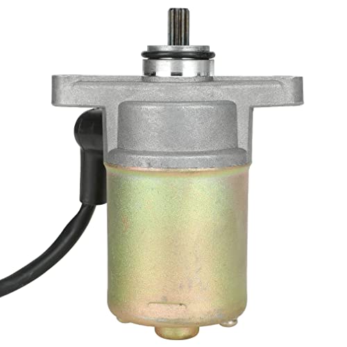 HIAORS 10 Teeth Starter Motor for Tao tao Jonway Sunl Roketa Baja Peace Sports GY6 47cc 49cc 50cc Chinese 4-Stroke QMB139 Engine Scooter Moped Parts