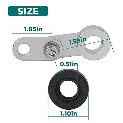motoparty Additional Gearshift Lever Support Shifter Pivot & Oil Seal for Honda Valkyrie 1500