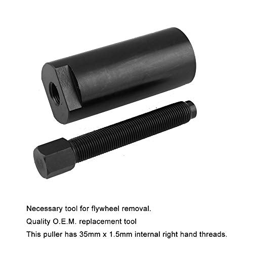 Tuijodaix 35mm Flywheel Puller Remover M35 X 1.5 R.H. Right Hand Thread Flywheel Puller Remover Tool Compatible with Warrior 350 1988-2004 Rotor Magneto