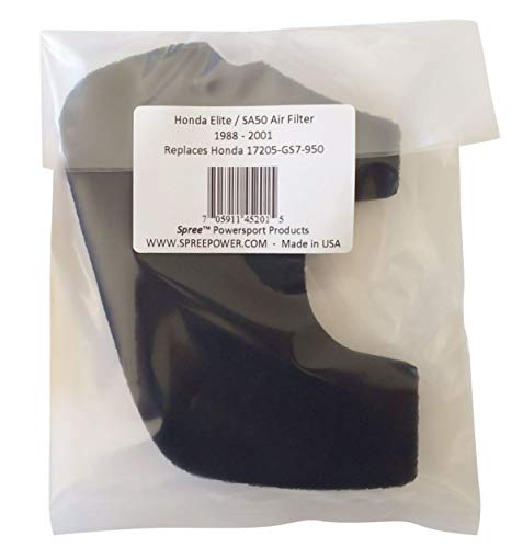 Spree Compatible/Replacement for Honda Elite SA50 (1988-2001) Air Filter
