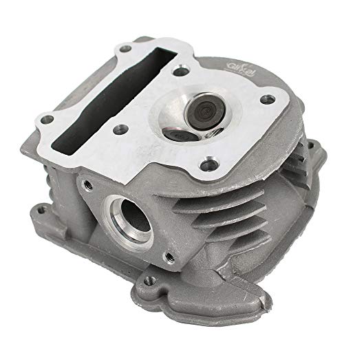 Glixal ATGT-006 GY6 49cc 50cc to 60cc 44mm Performance Cylinder Head with Valves for 139QMB 1P39QMB Chinese Scooter Moped ATV Quad Go Kart (Non EGR Type, 64mm Valve)