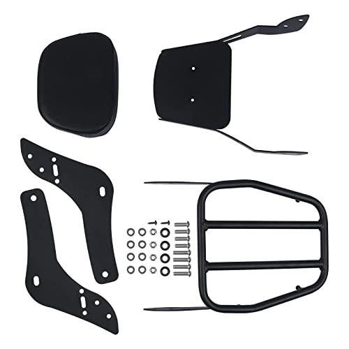 Worldmotop Motorcycle Sissy Bar Backrest Rear Passenger Seat for Honda Rebel CMX1100 CMX 1100 2021 2022 Detachable Backrest (for CMX1100-A)
