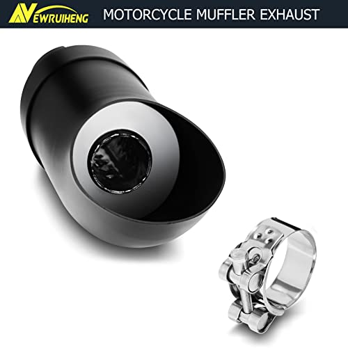Motorcycle Exhaust Slip On Short Muffler Pipe, Exhaust Muffler Pipe Motorcycle Slip On Exhaust Muffler Compatible with Honda REBEL CMX 300 CMX500 2017-2022