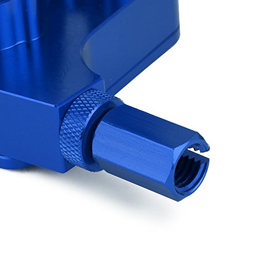 AnXin ATV Thumb Lever Control Throttle Housing Assembly Universal 7/8" CNC for Raptor 700 Banshee 350 Blaster 200 Warrior 350 YFZ450 King Quad LTZ250 Sportrax 450 TRX450ER TRX450R ATV Quad Blue
