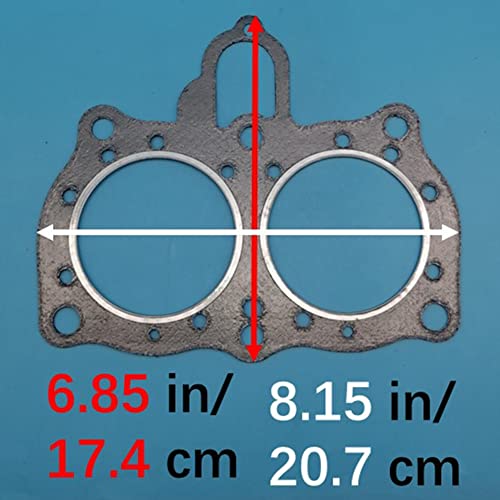 Tuzliufi Gasket Cylinder Head Set Kit Compatible with Honda Goldwing GL1100 GL1200 GL 1100 1200 12251-MG9-000 12251-MG9-306 12251-463-000 1980 1981 1982 1983 1984 1985 1986 1987 1988 Z511