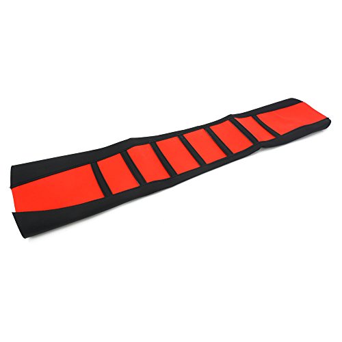 JFG RACING Red Universal Gripper Soft Seat Cover for All Bike Dirt Motorcycle