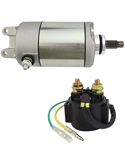 Soarider Starter & Relay for 1993-2006 Honda TRX300EX FourTrax/SporTrax 300 EX, 31200-HM3-671 18329 SM13422 410-54008 SMU0029, 93-00 FourTrax TRX300EX Starter| 01-06 SporTrax TRX300EX Starter
