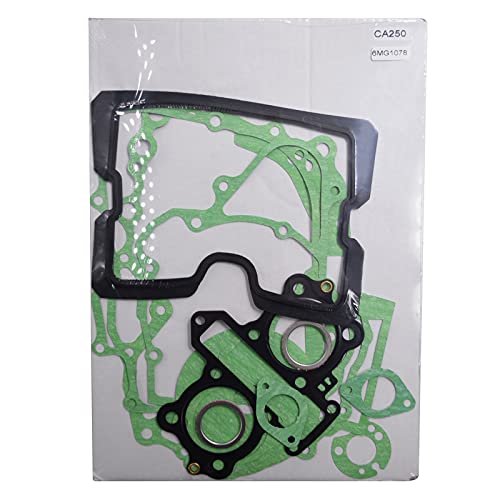 AHL Complete Cylinder Gasket Kit for Honda 250 Rebel CA250 CA 250 CMX250 CMX 250 1986 1987 1988 1989 1990 1991 1992 1993 1994 1995-2014 CMX250C CMX 250C CMX250 C 2003 2004 2005 2006 2007 2008-2011