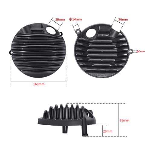 Black Engine Cover Set Fairing fit for Honda cmx300 Rebel 300 2020 2021
