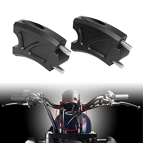 by Unbranded Diteng Motorcycle Handlebar Riser Handlebar Mounting Clip Extension Adapter 300 For Honda Rebel CMX 500 CMX 2017 2018 2019 2020 2021.