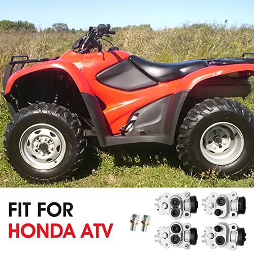Front Brake Wheel Cylinders for Honda Rancher 350 400 TRX350 TRX400 2004-2007 (Left&Right All 4 Kit),OEM# 45310-HN2-006 45330-HN2-006 45350-HN5-N01 45370-HN5-N01