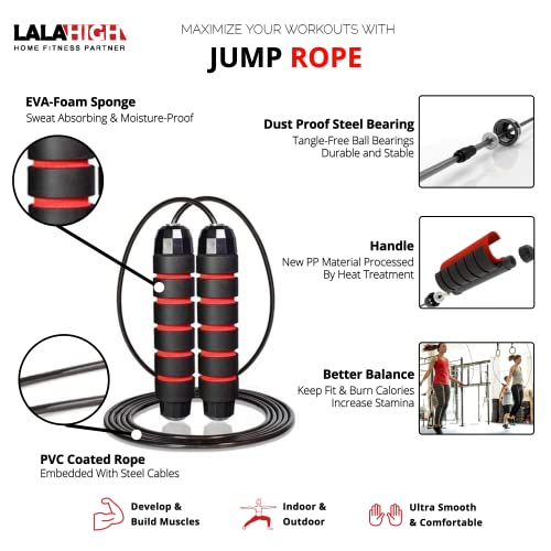 LALAHIGH Push Up Board, Upgraded 15 in 1 Push Up Bar, Premium ABS Pushup Stands w/ Drawstring Bag, Professional Pushup System for Chest, Tricep, Back, & Abs Workout, Portable Home Strength Training Equipment