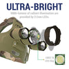 DanForce Camouflaged Headlamp Ultra Bright USB Rechargeable Head lamp. Tactical Head Flashlight Designed Especially for Hunting & Fishing. LED Headlamps CREE 1080 Lumens Headlight with Red Light