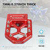NICECNC Red Brake Lever Pedal Extender and Chain Roller Tensioner with Spring Compatible with Yamaha YFZ450R 2009-2023
