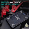 Car Battery Jump Starter Portable - 600A Peak Waterproof 12V Portable Battery Booster Pack (up to 4.0L Gas Or 2.0L Diesel Engine) Safe Auto Power Bank with USB Port, Smart Clamps & LED Flashlight