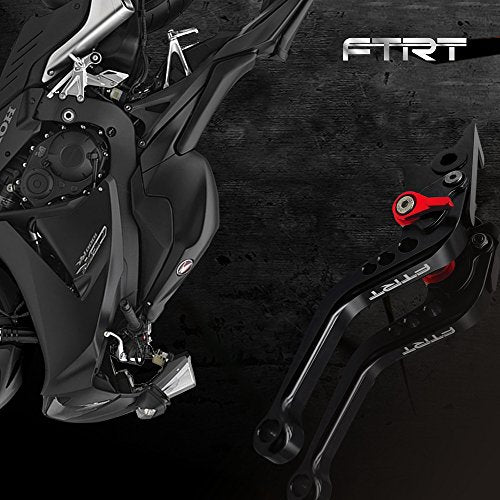 FTRT Short Brake Clutch Levers Compatible with CBR600 F2,F3,F4,F4i 1991-2007, SHADOW750 97-04, CB599/CB600 HORNET 98-06,CB400 2014, CB900 Hornet 02-06,NC700 S/X 12-13,Black