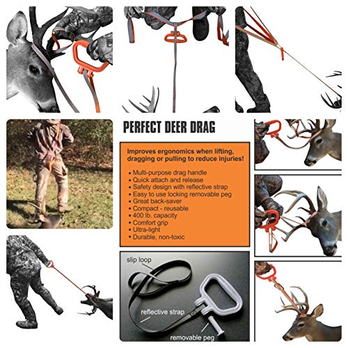 MULTUS: Deer Drag & Harness; Every Way to Drag a Deer in ONE Product Fast & Easy! Hunting Gear Hunting accessory for deer hunter