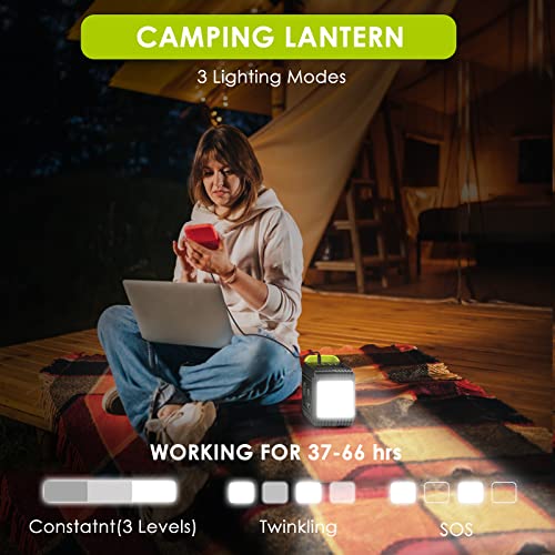 MARBERO 88Wh Portable Power Station 24000mAh Camping Solar Generator(Solar Panel Not Included) Lithium Battery Power 110V/80W AC, DC, USB QC3.0, LED Flashlight for CPAP Home Camping Emergency Backup