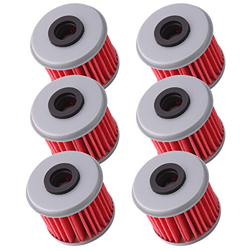Oil Filter For 2002-2018 HONDA CRF450R CRF450 CRF 450R 450 replaces part# 15412-MEB-671(pack of 6)