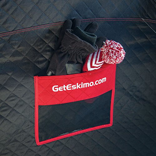 Eskimo 19151 Quickfish 2i Insulated Pop-Up Portable Hub-Style Ice Fishing Shelter, 25 Square Feet of Fishable Area, 2 Person Shelter