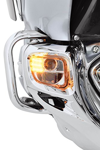Show Chrome 52-915A Motorcycle Triduum LED Fog Light Kit With Turn Signals for Honda Goldwing GL1800 2001-10