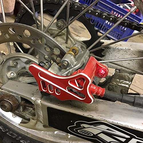 NICECNC Red Rear Brake Caliper Guard Cover Protector Compatible with Honda CR125R 250R 2002-2007 CRF250R 450R 250X 450X 250RX 450RX 2002-2020 CRF450L 2019-2020