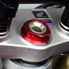 SCAR Steering Stem Nut Compatible with HONDA CR-R CRF-R CRF-X CRF-RX CRF-L 125 250 450 CRF250R CRF450R 01-23 - Red