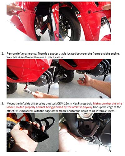 Shogun Honda CBR600RR CBR 600 2013 2014 2015 2016 2017 2018 2019 2020 2021 2022 2023 Black NO CUT Frame Sliders Fits NON ABS Models ONLY - 750-3369 - MADE IN THE USA