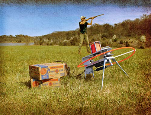 Do-All Outdoors FF550 Firefly Automatic Skeet Thrower Trap , White , 8.6" x 11" x 22.2"