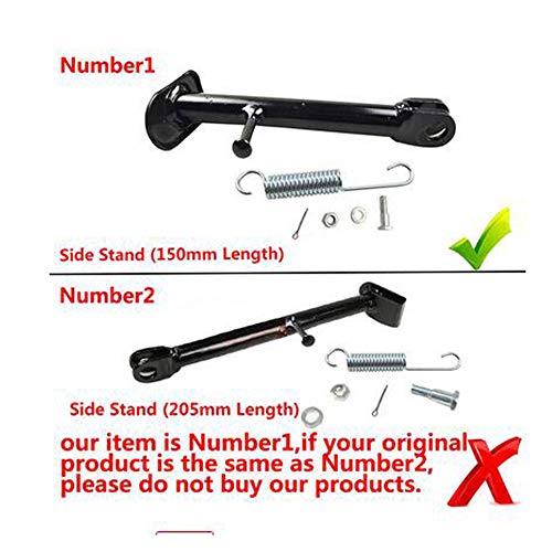 Wai Danie Kick Stand/Side Stand Compatible with Yamaha PW80 PY80 150mm Aftermarket Motorcycle Parts G80T