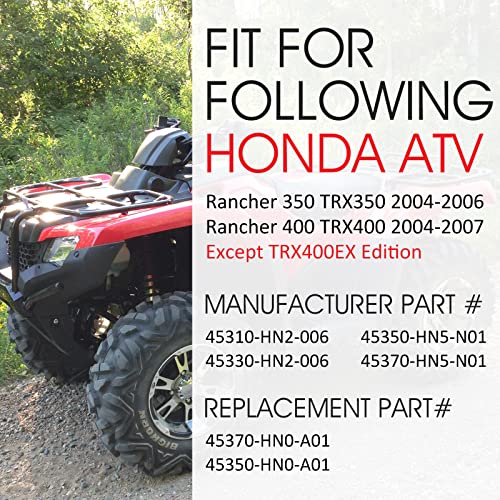 Front Brake Wheel Cylinders for Honda Rancher 350 400 TRX350 TRX400 2004-2007 (Left&Right All 4 Kit),OEM# 45310-HN2-006 45330-HN2-006 45350-HN5-N01 45370-HN5-N01