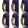 12 Pieces Tattoo Sleeves Set Fake Sunscreen Arm Sleeves Soft Elasticity Flower Arm Gloves Cycling (Chic Pattern)
