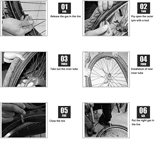 2.75/3.00-21” Replacement Inner Tube 80/100-21(300/325-21) with TR4 Staight Valve Stem, Fits Motorcycle with 21'' Tires (2-Pack) - Made From Heavy Duty, Thick Premium Rubber